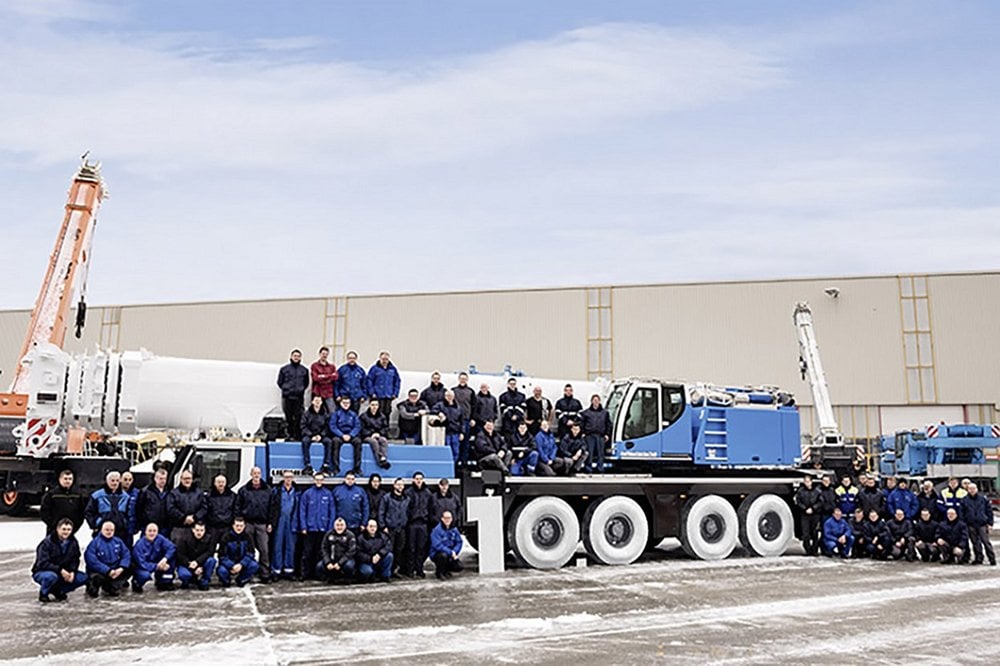 Liebherr-Ehingen supplies its 10,000th used crane